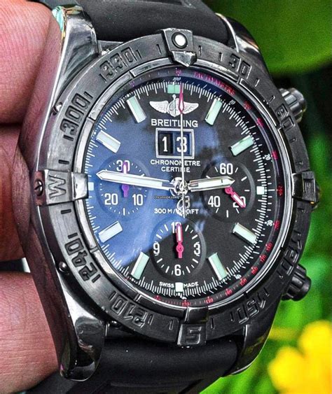 breitling chronomat blackbird blacksteel|Breitling Chronomat for sale.